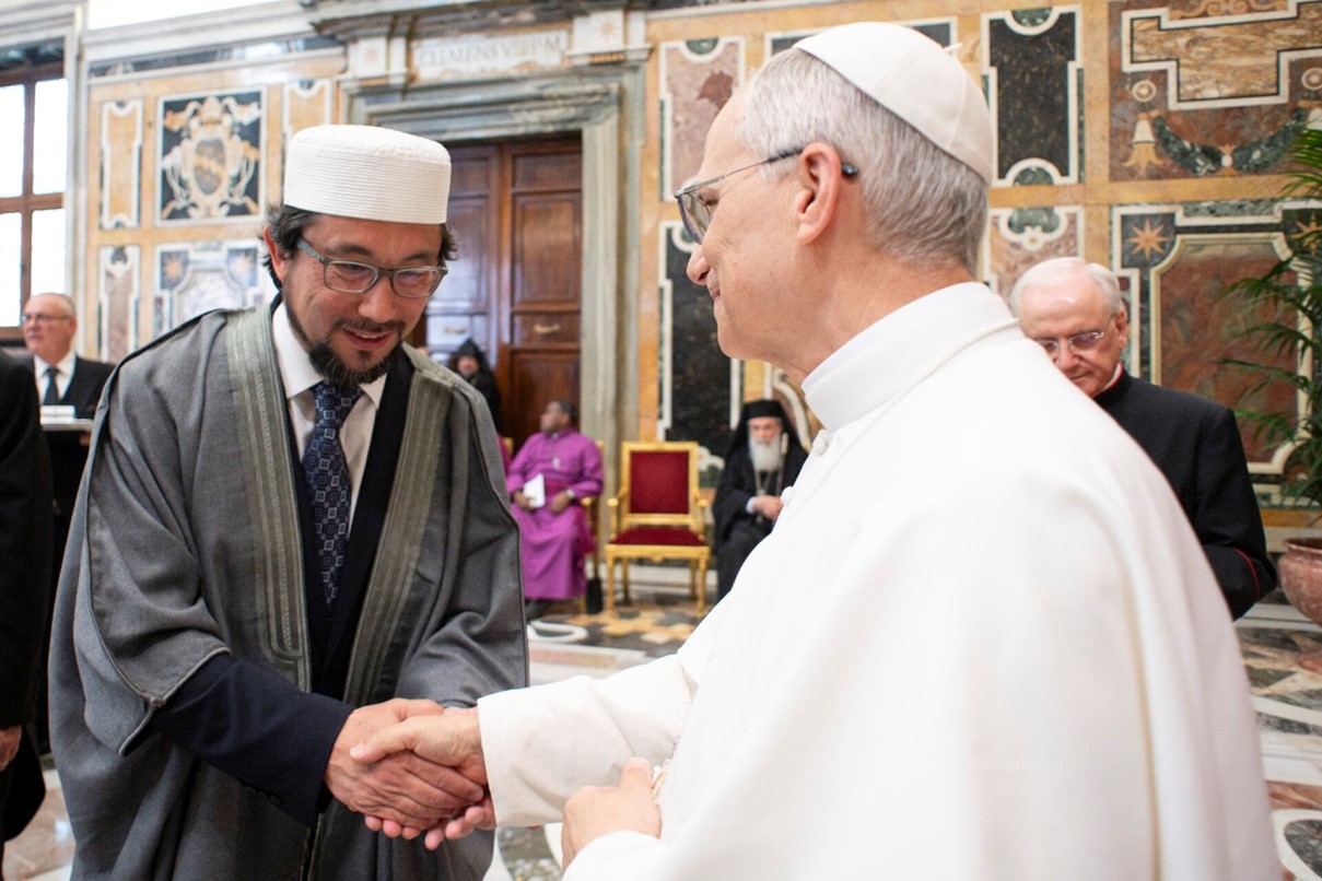 EULEMA Yahya Pallavicini with Pope Leo XIV